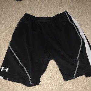 Men's Under Armour Black Athletic Shorts M ⚽️🏀🏈